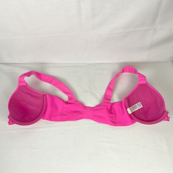 Spanx 34B Pink Bra‑llelujah Lightly Lined Full Coverage Front Clasp Underwire - Picture 3 of 5